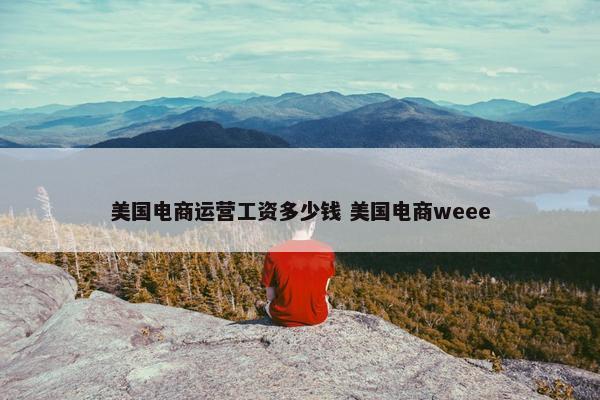 美国电商运营工资多少钱 美国电商weee