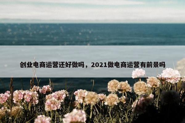 创业电商运营还好做吗，2021做电商运营有前景吗