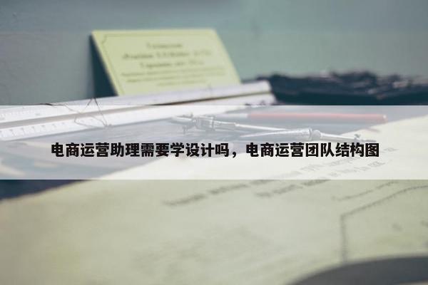 电商运营助理需要学设计吗，电商运营团队结构图