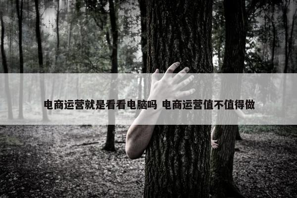 电商运营就是看看电脑吗 电商运营值不值得做