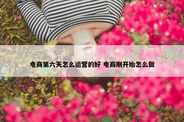 电商第六天怎么运营的好 电商刚开始怎么做