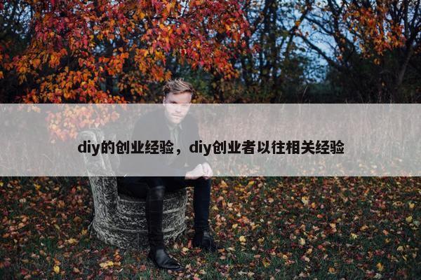 diy的创业经验，diy创业者以往相关经验