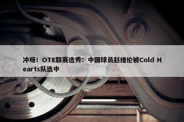 冲呀！OTE联赛选秀：中国球员赵维伦被Cold Hearts队选中