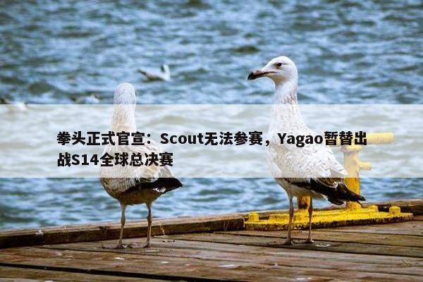 拳头正式官宣：Scout无法参赛，Yagao暂替出战S14全球总决赛