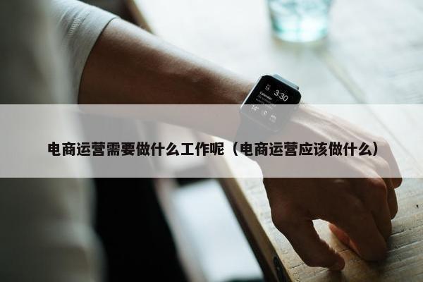 电商运营需要做什么工作呢（电商运营应该做什么）