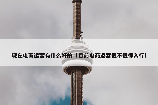 现在电商运营有什么好的（目前电商运营值不值得入行）