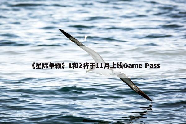 《星际争霸》1和2将于11月上线Game Pass