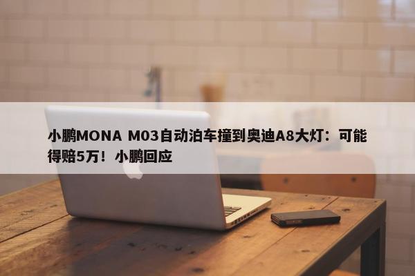 小鹏MONA M03自动泊车撞到奥迪A8大灯：可能得赔5万！小鹏回应