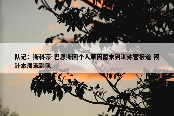 队记：斯科蒂-巴恩斯因个人原因暂未到训练营报道 预计本周末到队