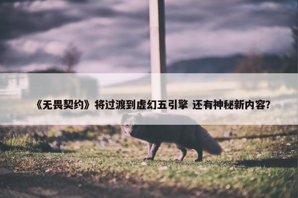 《无畏契约》将过渡到虚幻五引擎 还有神秘新内容？