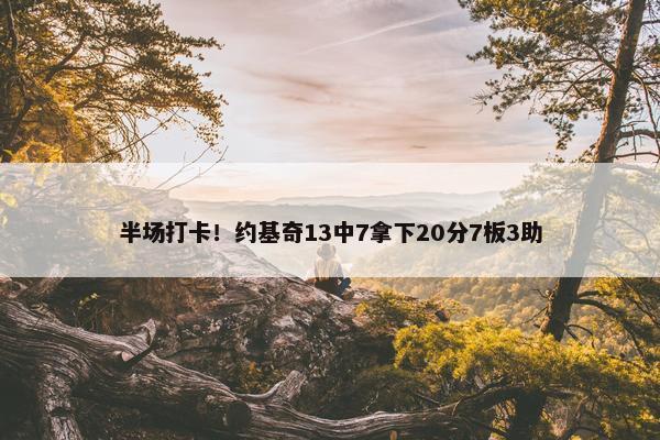 半场打卡！约基奇13中7拿下20分7板3助