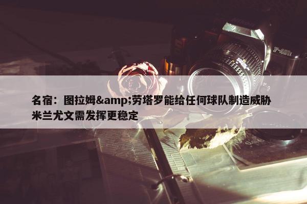 名宿：图拉姆&劳塔罗能给任何球队制造威胁 米兰尤文需发挥更稳定