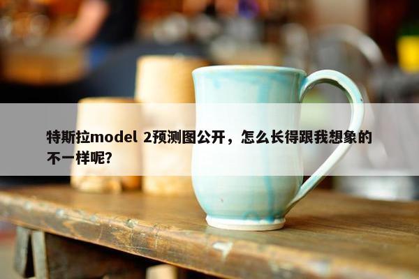 特斯拉model 2预测图公开，怎么长得跟我想象的不一样呢？