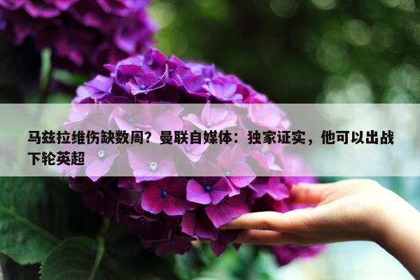 马兹拉维伤缺数周？曼联自媒体：独家证实，他可以出战下轮英超