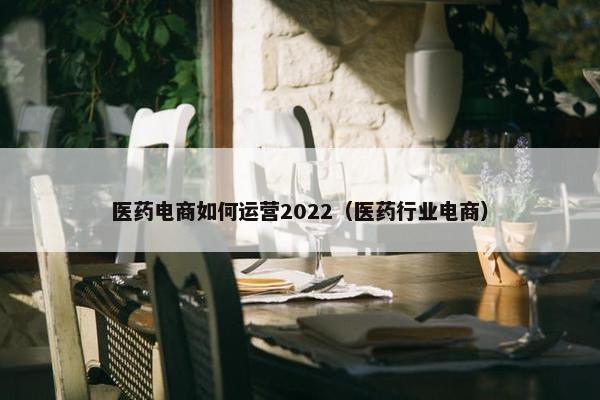 医药电商如何运营2022（医药行业电商）