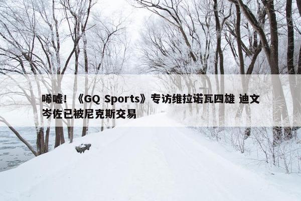 唏嘘！《GQ Sports》专访维拉诺瓦四雄 迪文岑佐已被尼克斯交易