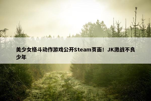 美少女格斗动作游戏公开Steam页面！JK激战不良少年