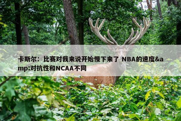 卡斯尔：比赛对我来说开始慢下来了 NBA的速度&对抗性和NCAA不同