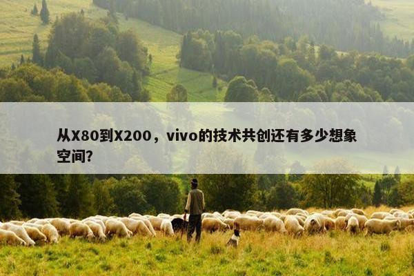 从X80到X200，vivo的技术共创还有多少想象空间？