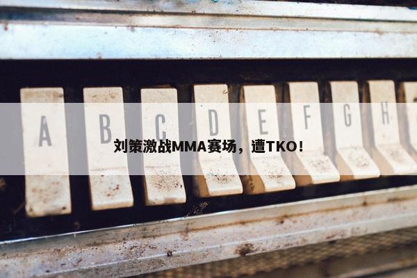 刘策激战MMA赛场，遭TKO！