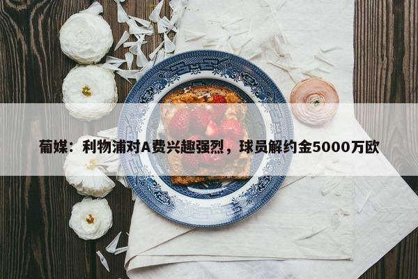 葡媒：利物浦对A费兴趣强烈，球员解约金5000万欧