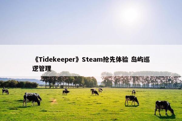 《Tidekeeper》Steam抢先体验 岛屿巡逻管理