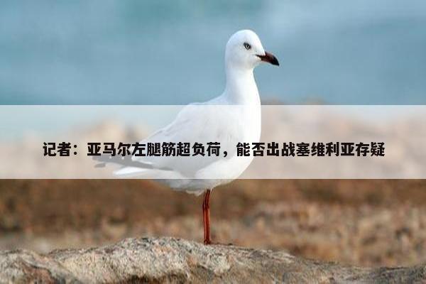 记者：亚马尔左腿筋超负荷，能否出战塞维利亚存疑