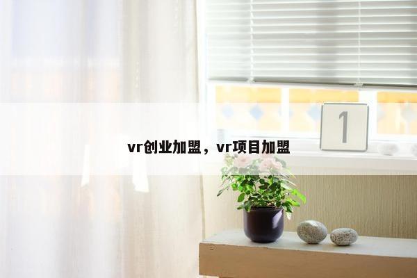 vr创业加盟，vr项目加盟