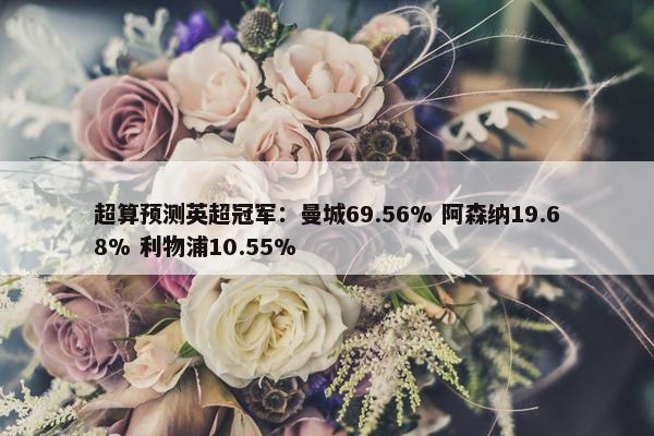 超算预测英超冠军：曼城69.56% 阿森纳19.68% 利物浦10.55%