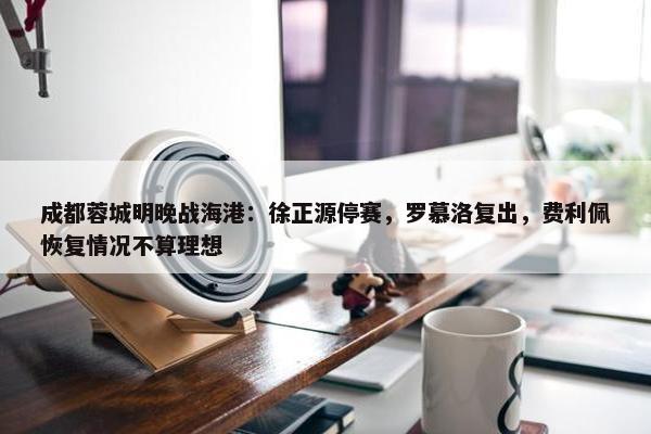 成都蓉城明晚战海港：徐正源停赛，罗慕洛复出，费利佩恢复情况不算理想