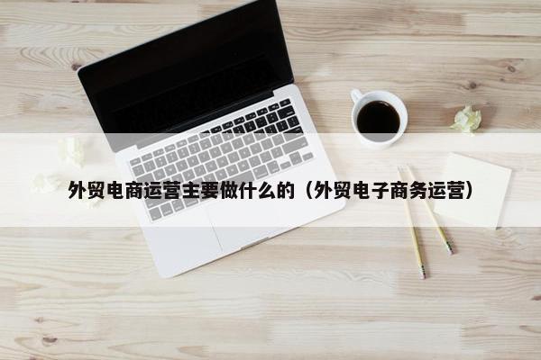 外贸电商运营主要做什么的（外贸电子商务运营）