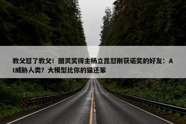 教父怼了教父！图灵奖得主杨立昆怼刚获诺奖的好友：AI威胁人类？大模型比你的猫还笨