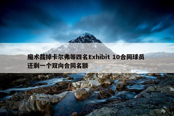 魔术裁掉卡尔弗等四名Exhibit 10合同球员 还剩一个双向合同名额