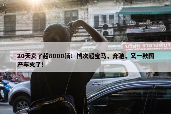 20天卖了超8000辆！档次超宝马，奔驰，又一款国产车火了！