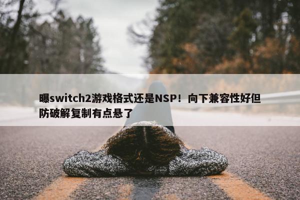 曝switch2游戏格式还是NSP！向下兼容性好但防破解复制有点悬了