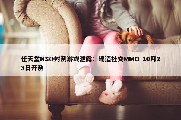 任天堂NSO封测游戏泄露：建造社交MMO 10月23日开测