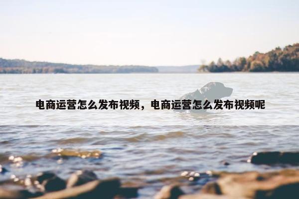 电商运营怎么发布视频，电商运营怎么发布视频呢