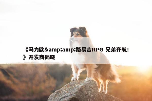 《马力欧&amp;路易吉RPG 兄弟齐航！》开发商揭晓