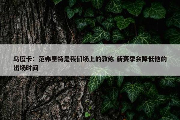 乌度卡：范弗里特是我们场上的教练 新赛季会降低他的出场时间