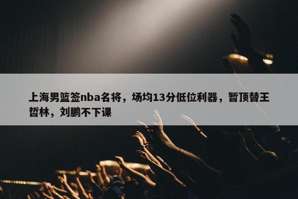 上海男篮签nba名将，场均13分低位利器，暂顶替王哲林，刘鹏不下课