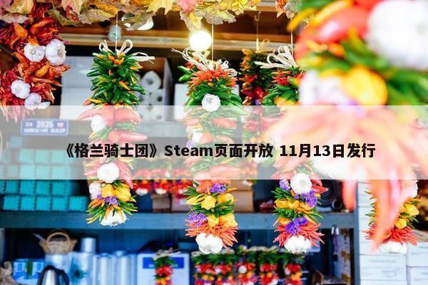 《格兰骑士团》Steam页面开放 11月13日发行