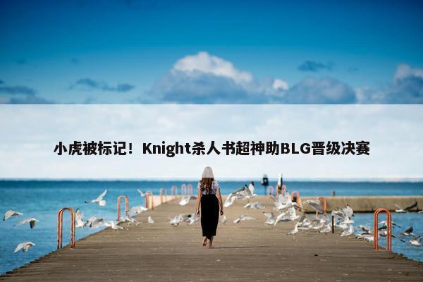 小虎被标记！Knight杀人书超神助BLG晋级决赛