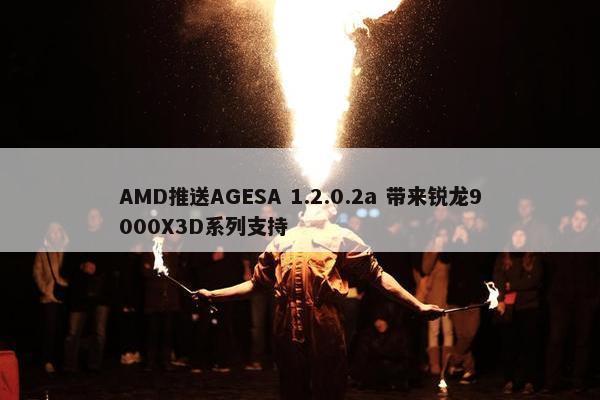 AMD推送AGESA 1.2.0.2a 带来锐龙9000X3D系列支持