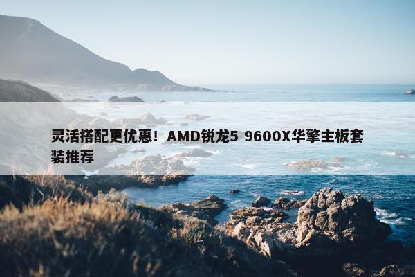 灵活搭配更优惠！AMD锐龙5 9600X华擎主板套装推荐