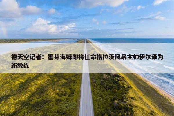 德天空记者：霍芬海姆即将任命格拉茨风暴主帅伊尔泽为新教练