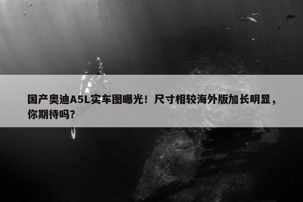 国产奥迪A5L实车图曝光！尺寸相较海外版加长明显，你期待吗？