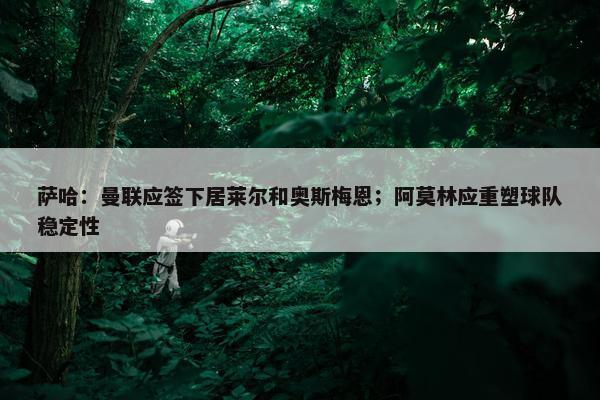 萨哈：曼联应签下居莱尔和奥斯梅恩；阿莫林应重塑球队稳定性