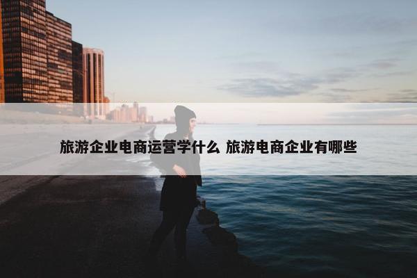 旅游企业电商运营学什么 旅游电商企业有哪些