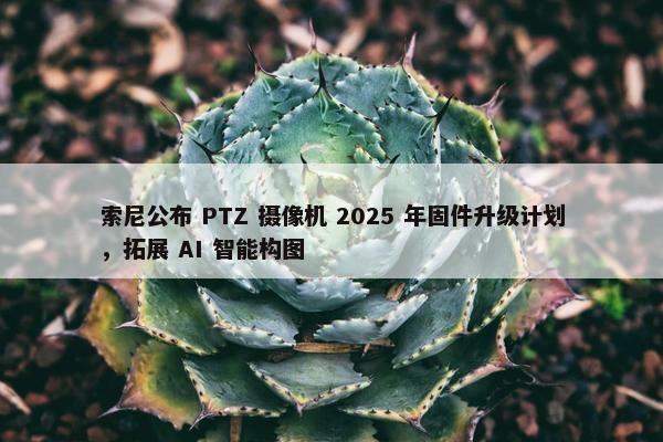 索尼公布 PTZ 摄像机 2025 年固件升级计划，拓展 AI 智能构图