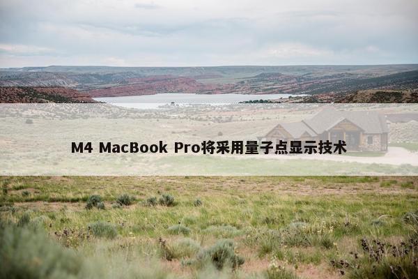 M4 MacBook Pro将采用量子点显示技术